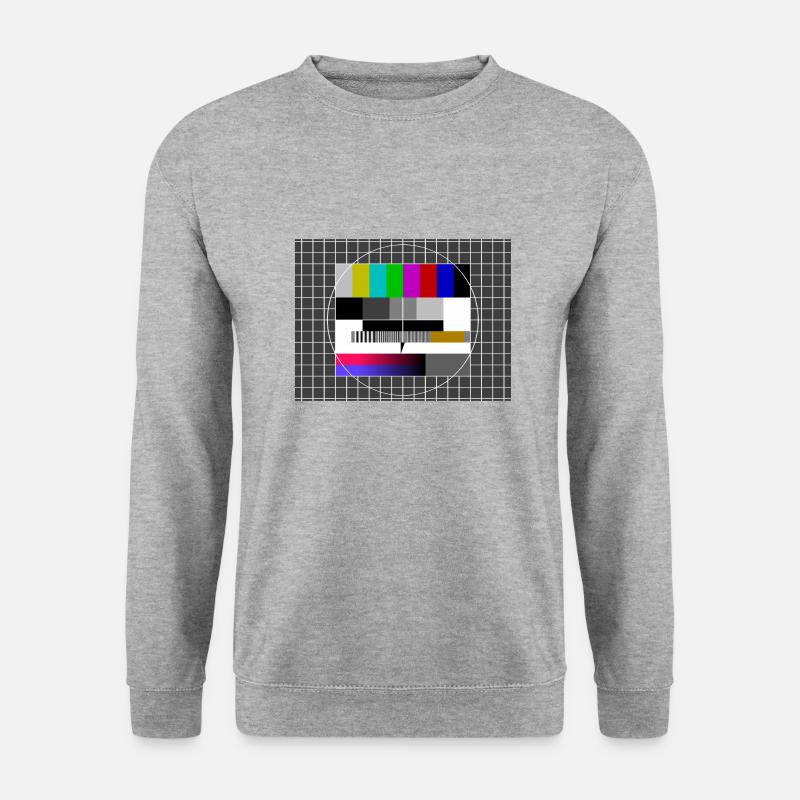 Testbild - Unisex Pullover - Weißgrau meliert