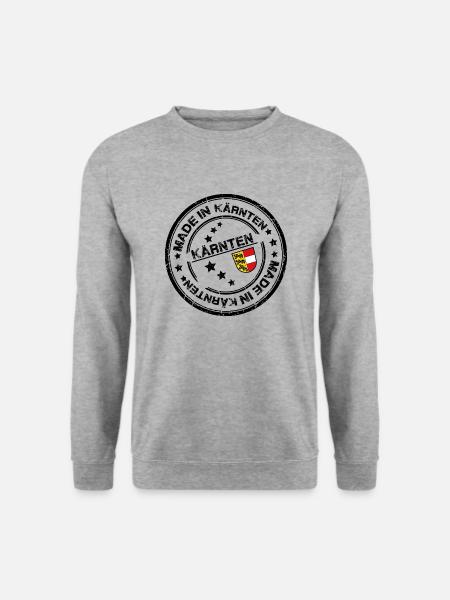 Made in Kärnten - Unisex Pullover - Weißgrau meliert
