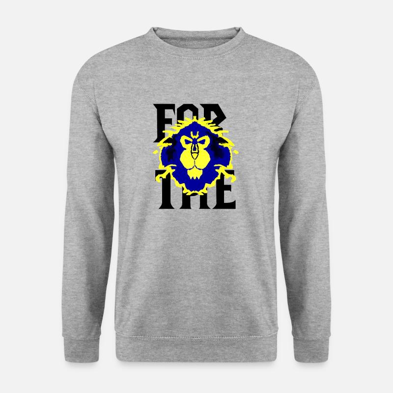 for the alliance - Unisex Pullover - Weißgrau meliert
