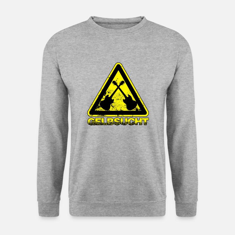 Gelbsucht - Unisex Pullover - Weißgrau meliert
