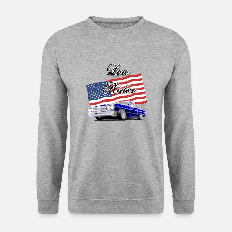 Low Rider - Unisex Pullover - Weißgrau meliert
