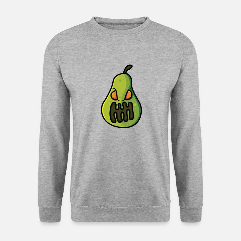 Bad Birne - Unisex Pullover - Weißgrau meliert