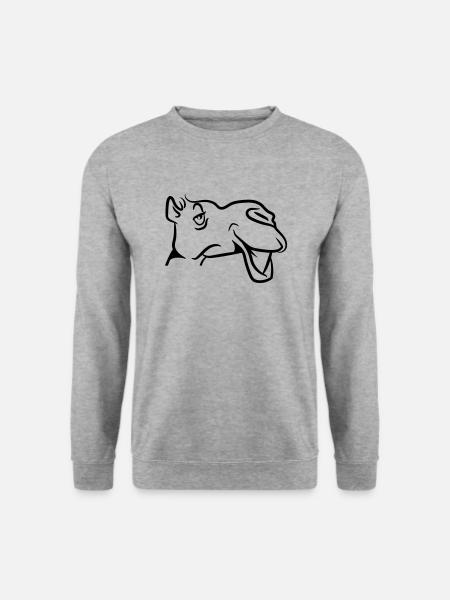 Camel goofy dear cool - Unisex Sweatshirt - salt & pepper