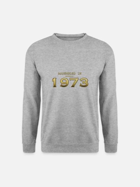 Assembled March 1973 - Unisex Sweatshirt - salt & pepper