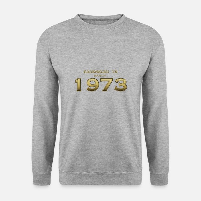 Assembled March 1973 - Unisex Sweatshirt - salt & pepper