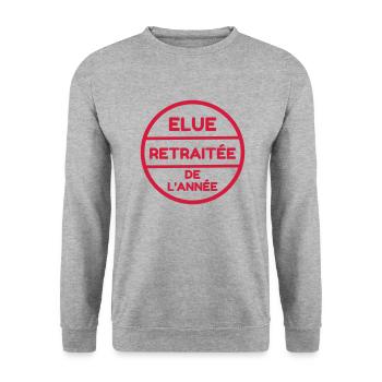 Retirement Retired Ruhestand Retraite Retraitée - Unisex Sweatshirt - salt & pepper - Front - Alina (178cm) & Michal (187cm)