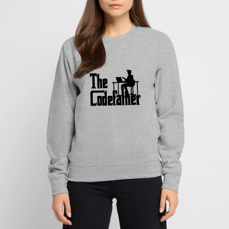 The Codefather Coding Programmer Gift Unisex Sweatshirt