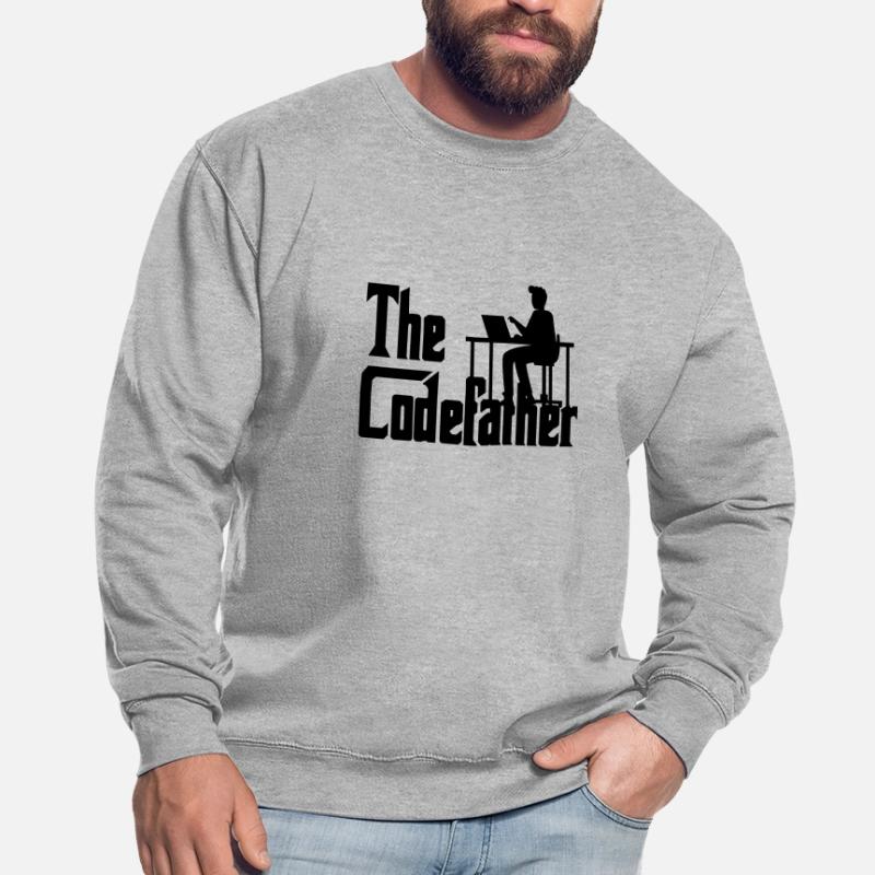 The Codefather Coding Programmer Gift Unisex Sweatshirt