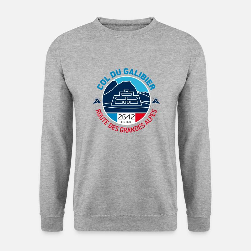 Col du Galibier 1 - Unisex Sweatshirt - salt & pepper