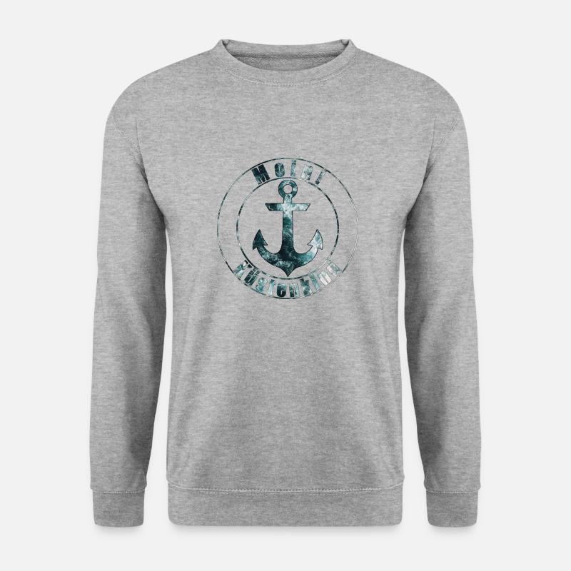 moin kuestenkind1 - Unisex Pullover - Weißgrau meliert