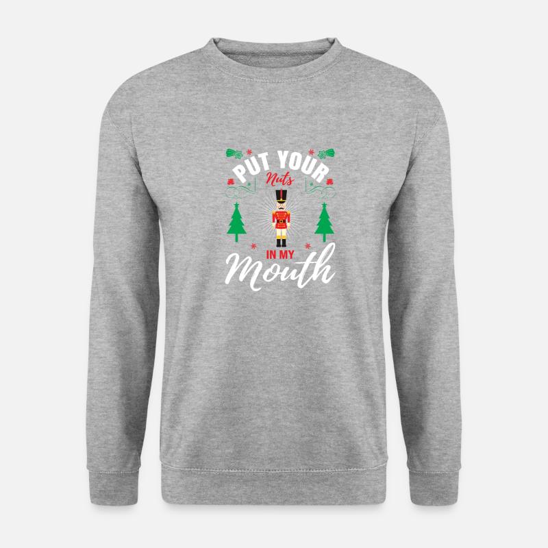 Ugly Christmas - Unisex Pullover - Weißgrau meliert