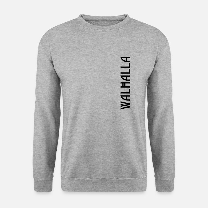 walhalla - Unisex Pullover - Weißgrau meliert