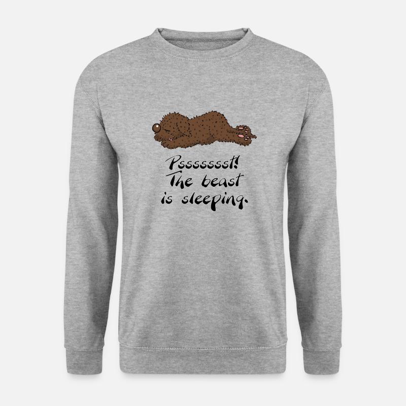 sleeppino1 2 - Unisex Pullover - Weißgrau meliert