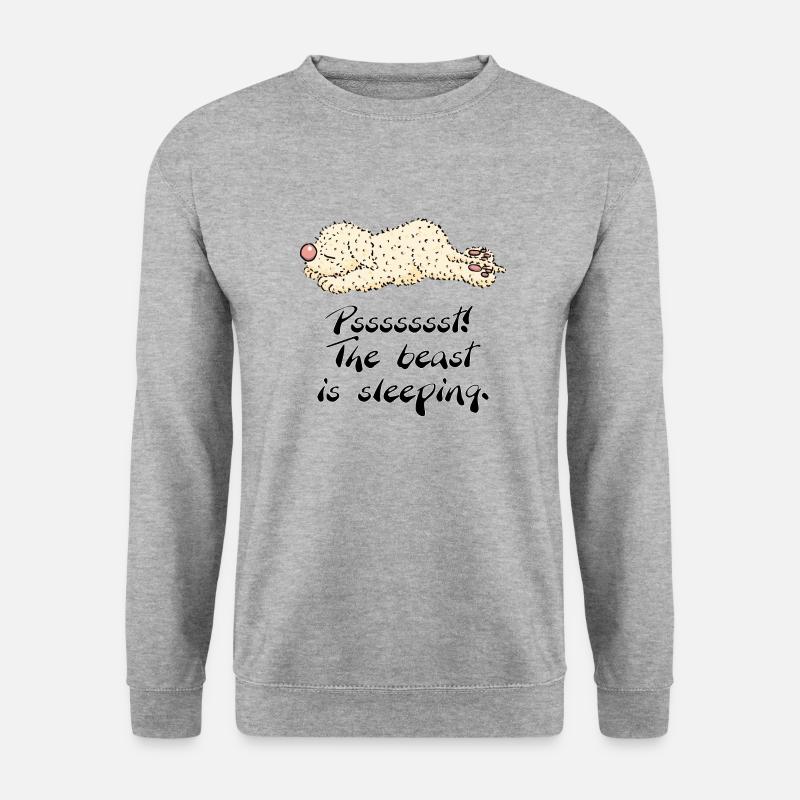 sleeppino1 3 - Unisex Pullover - Weißgrau meliert