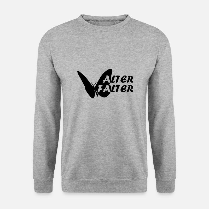 Alter Falter - Unisex Pullover - Weißgrau meliert