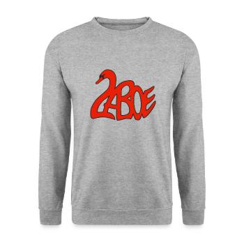Laboeschwan red - Unisex Sweatshirt - salt & pepper - Front - Alina (178cm) & Michal (187cm)