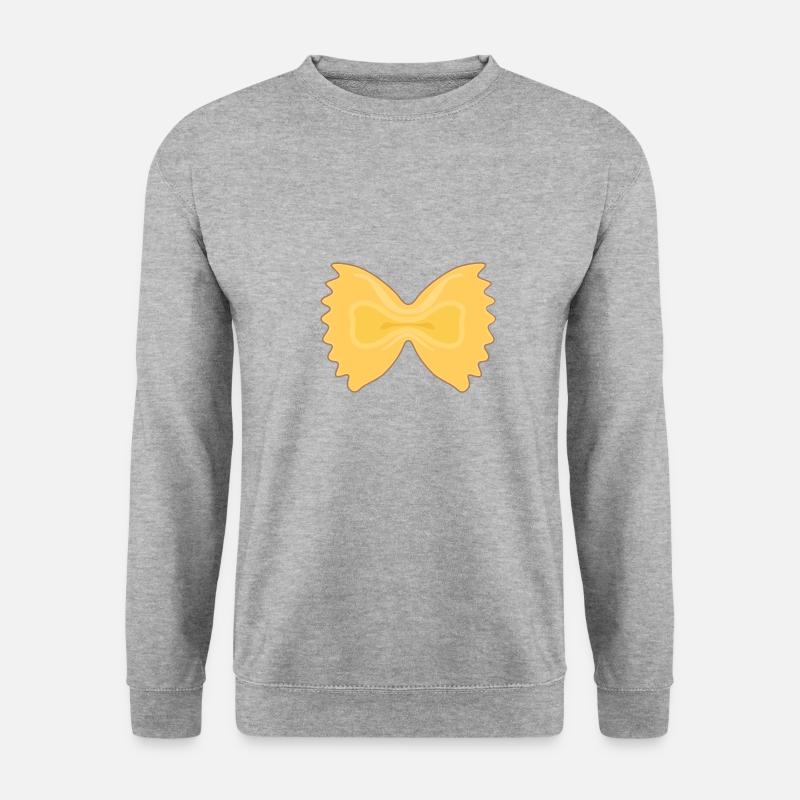 Nudeln - Unisex Pullover - Weißgrau meliert
