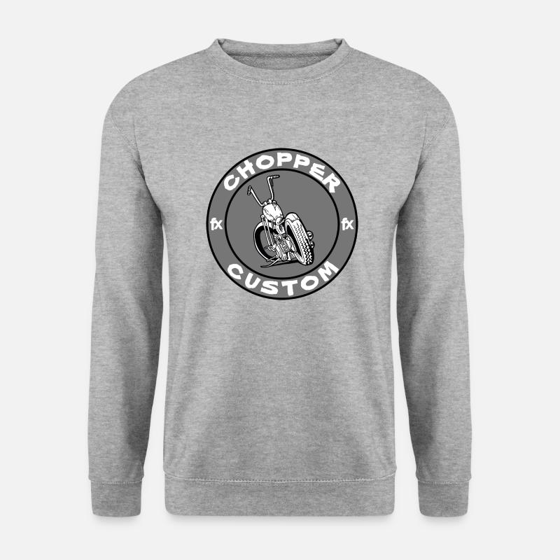 CHOPPER CUSTOM - Felpa unisex - grigio chiaro melange