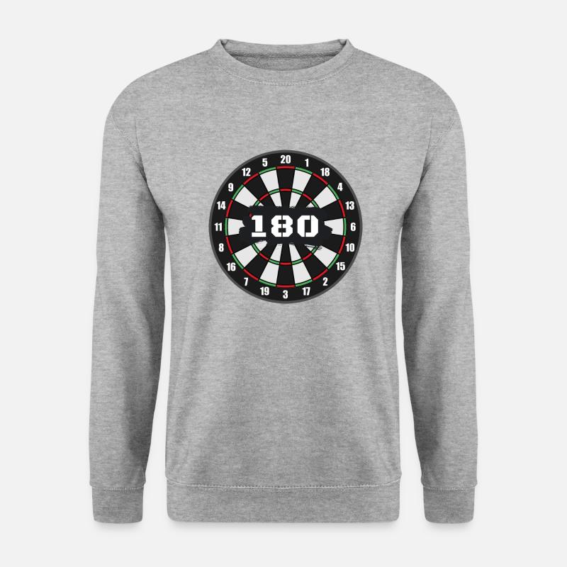dart - Unisex Pullover - Weißgrau meliert