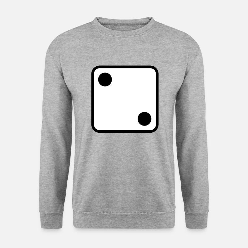 Cube symbol design to personalize - Unisex Sweatshirt - salt & pepper