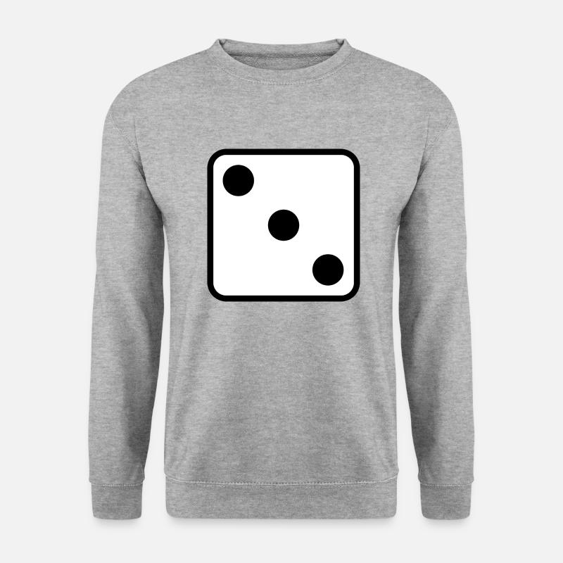 Conception de symbole de cube pour personnaliser - Sweat-shirt Unisexe - gris chiné