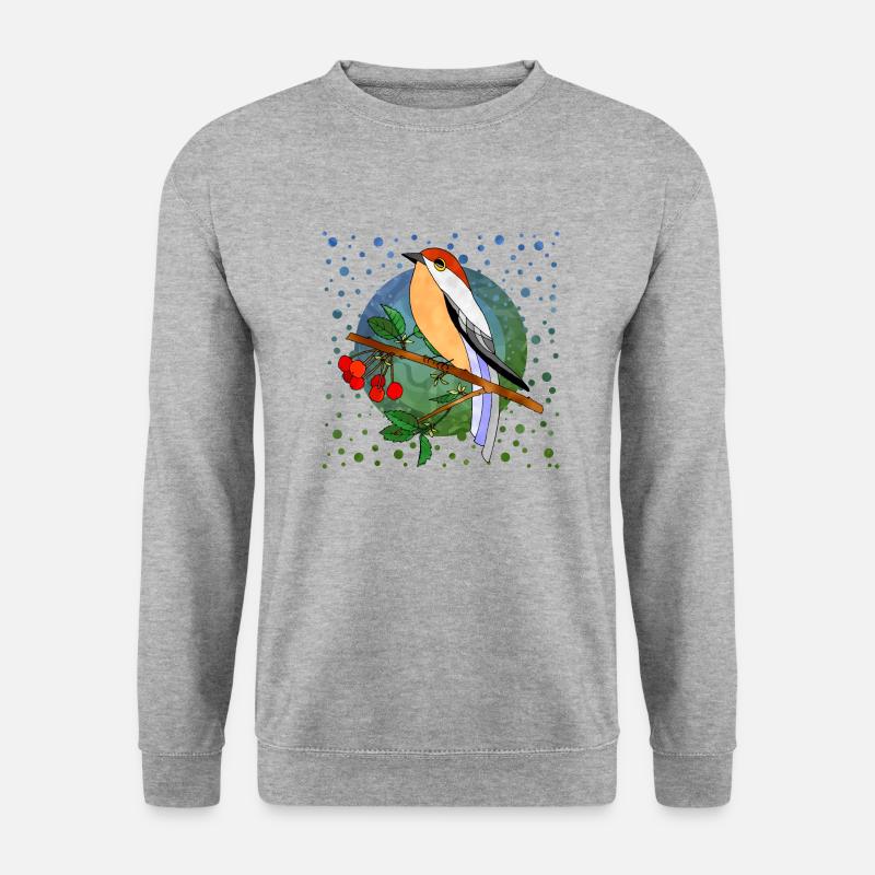 Bird - Unisex Pullover - Weißgrau meliert