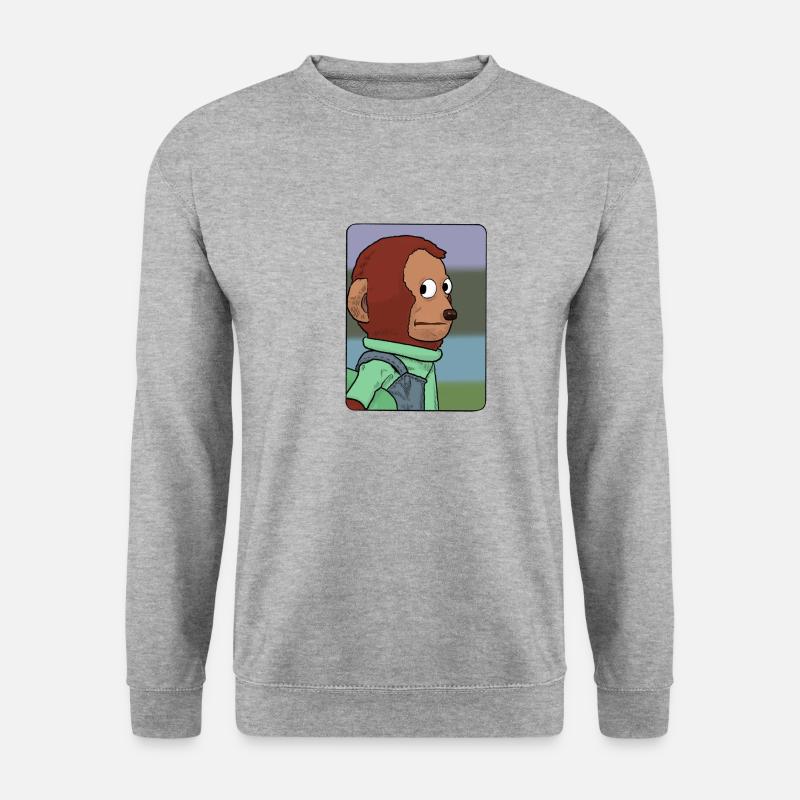 Awkward Monkey Puppet - Unisex Sweatshirt - salt & pepper