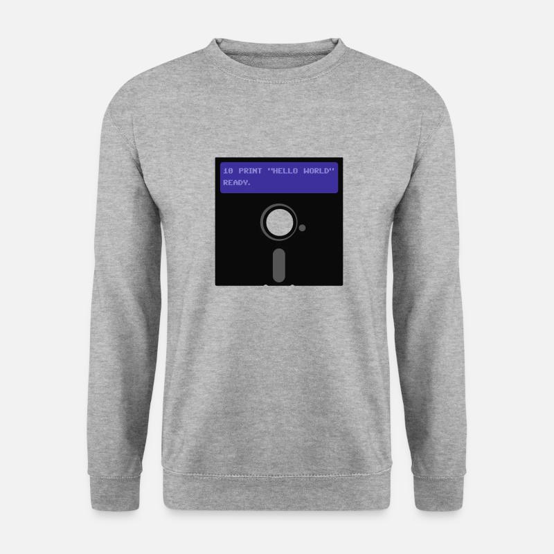 floppy disk - Unisex Sweatshirt - salt & pepper