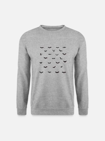 Halloween Bats Bundle 02 - Unisex Sweatshirt - salt & pepper