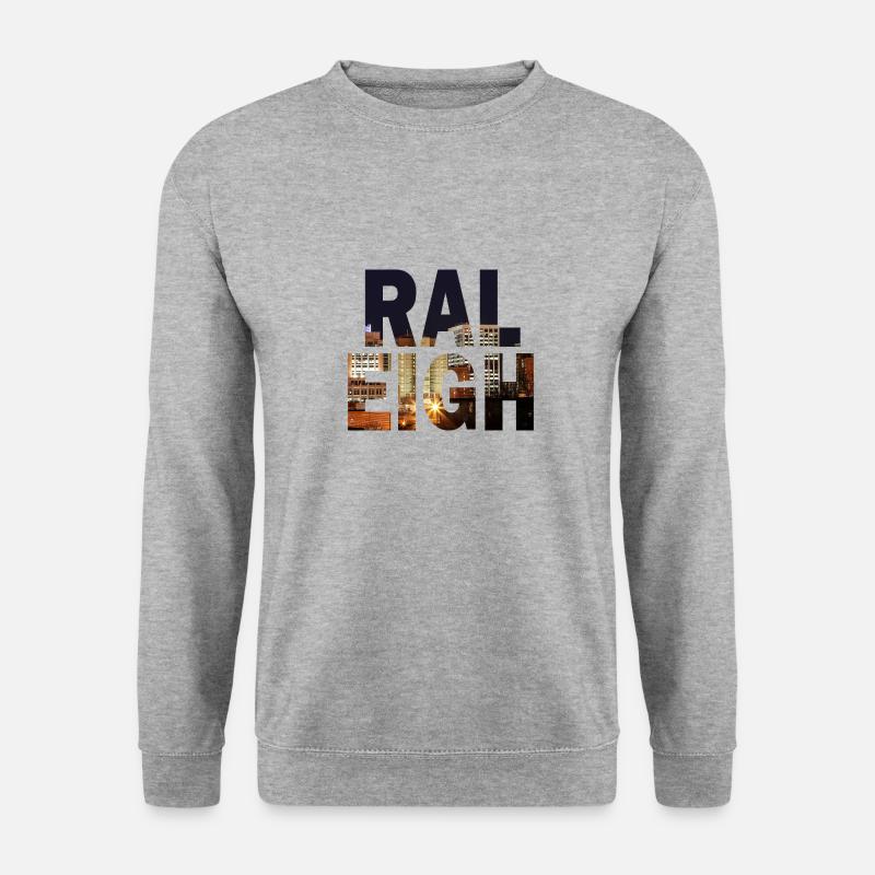 Raleigh North Carolina - Unisex Pullover - Weißgrau meliert