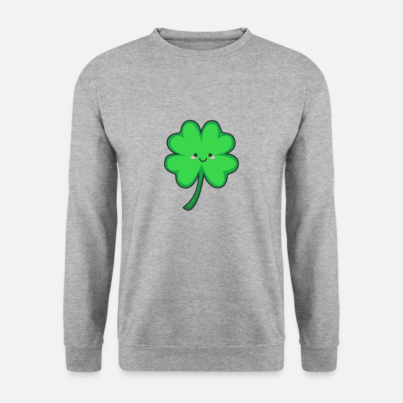 Nice cloverleaf - Unisex Sweatshirt - salt & pepper