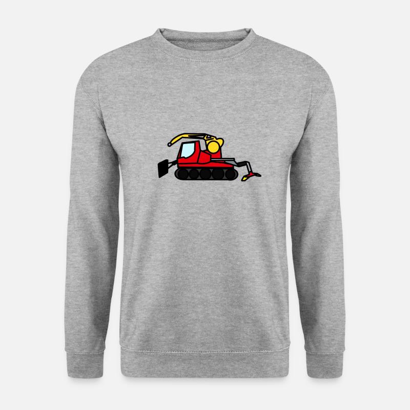 Pistebully - Unisex Pullover - Weißgrau meliert