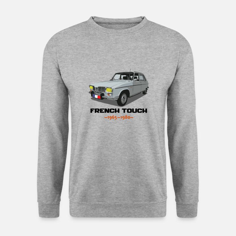 R16 Schwarz - Unisex Pullover - Weißgrau meliert