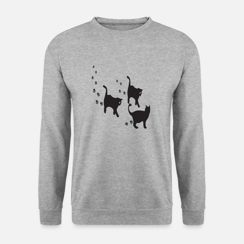 KATZEN - Unisex Pullover - Weißgrau meliert