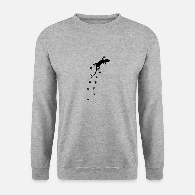 Reptile lizard gift saying - Unisex Sweatshirt - salt & pepper