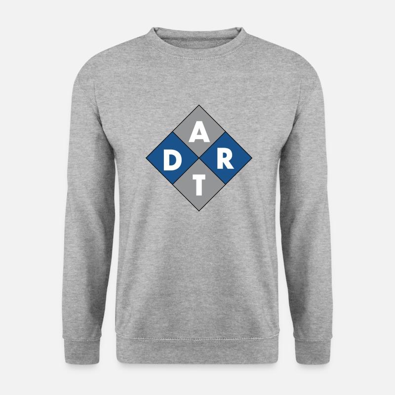 Dart Sport - Unisex Pullover - Weißgrau meliert