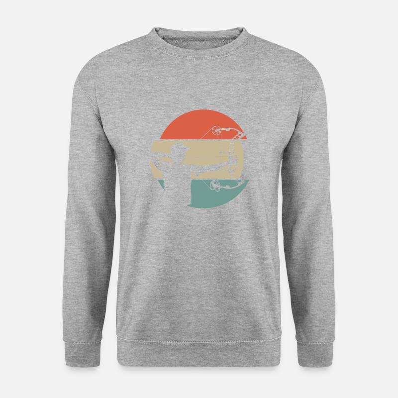Tir à l’arc Archer Arc-en-ciel - Sweat-shirt Unisexe - gris chiné