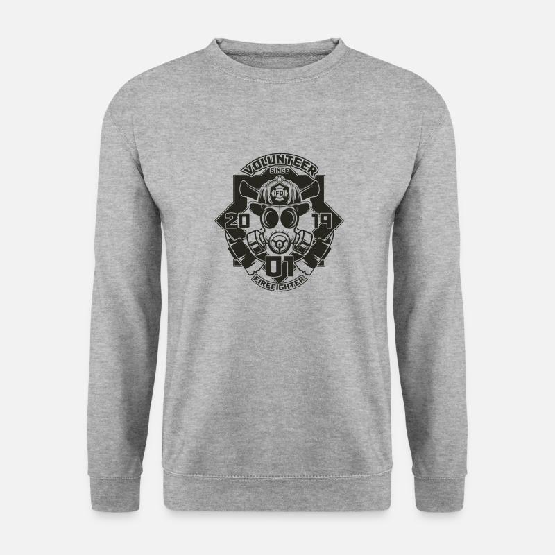 fire brigade firefighter deployment firefighter - Unisex Sweatshirt - salt & pepper