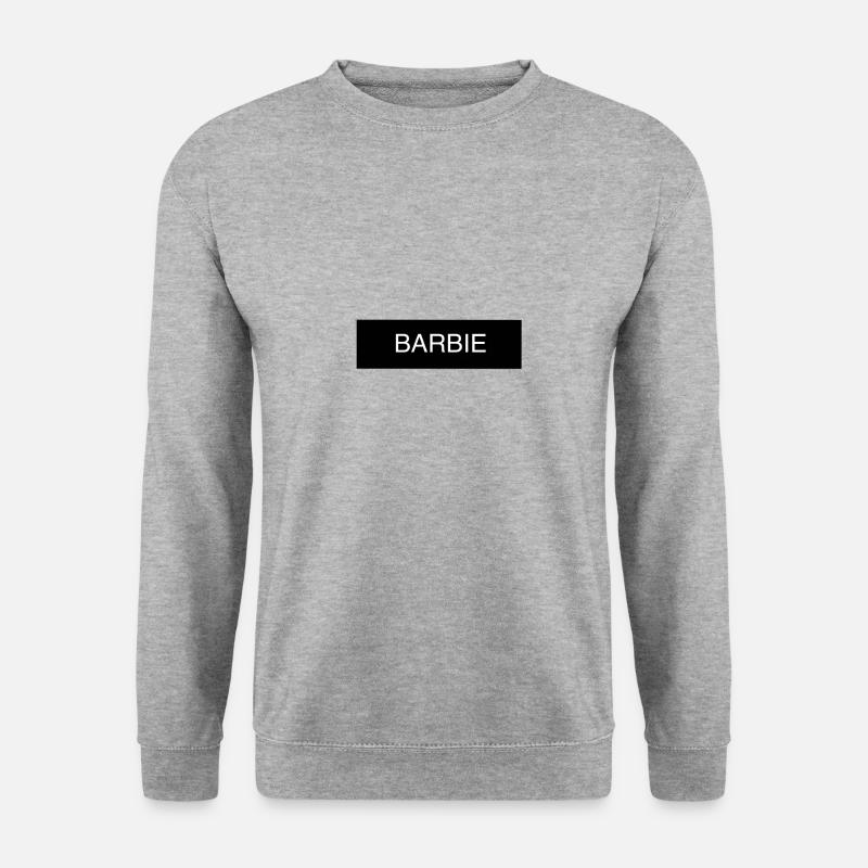text - Unisex Pullover - Weißgrau meliert