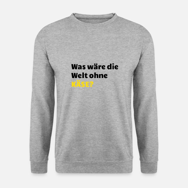 Brotdose - Unisex Pullover - Weißgrau meliert