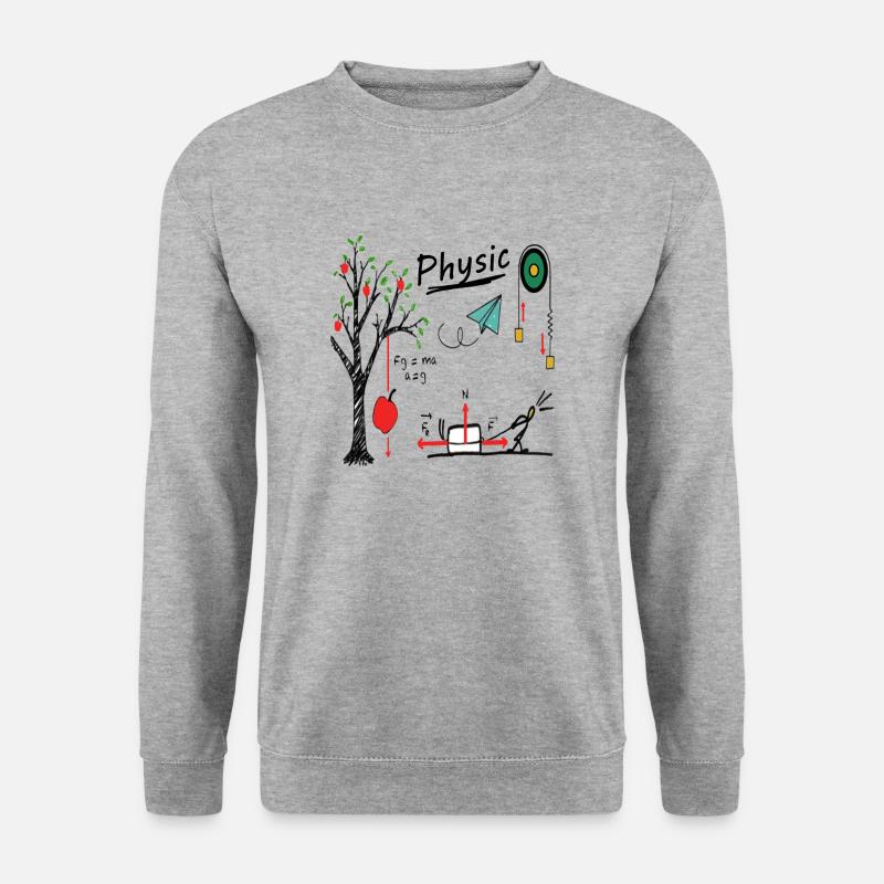 Physic White v2 - Unisex Pullover - Weißgrau meliert