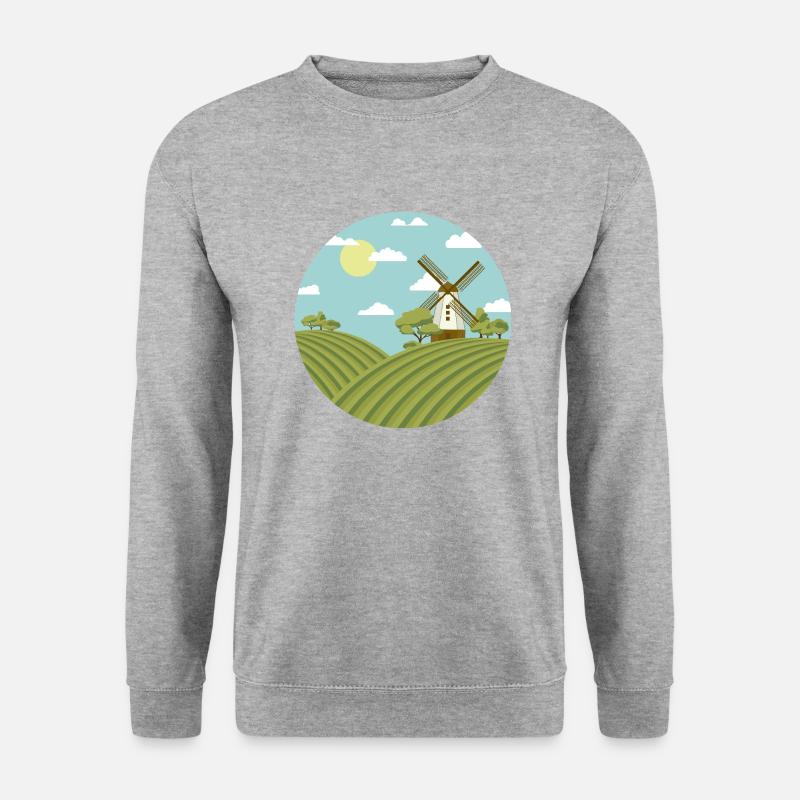 Windmill, windmill in the Netherlands - Unisex Sweatshirt - salt & pepper
