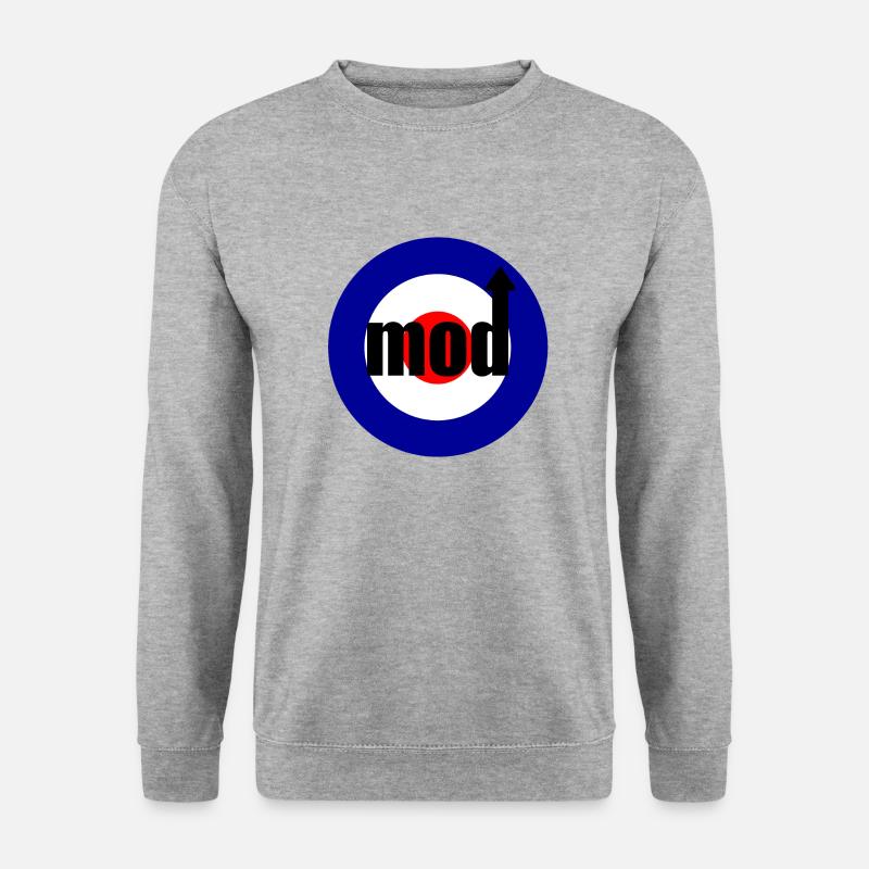 Mod / Quadrophenia - Bluza unisex - biało-szary melanż