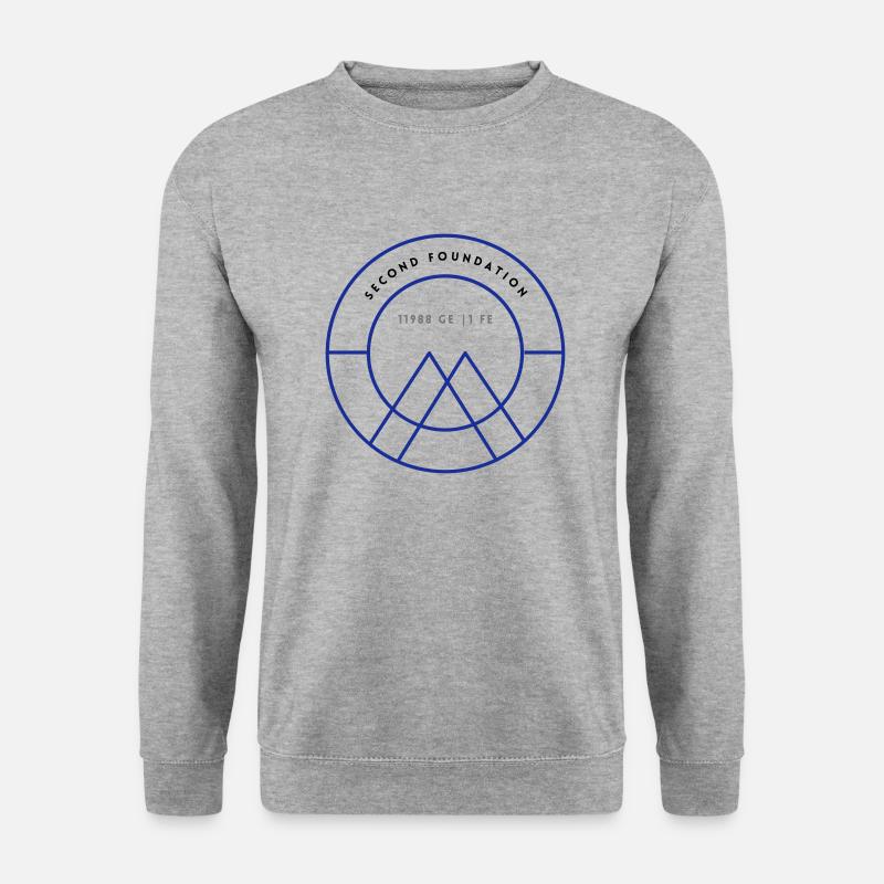 Zweite Stiftung - Unisex Pullover - Weißgrau meliert