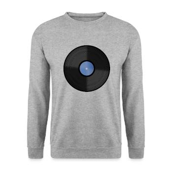 Disques classiques en vinyle - Sweat-shirt Unisexe - gris chiné - Devant - Alina (178cm) & Michal (187cm)