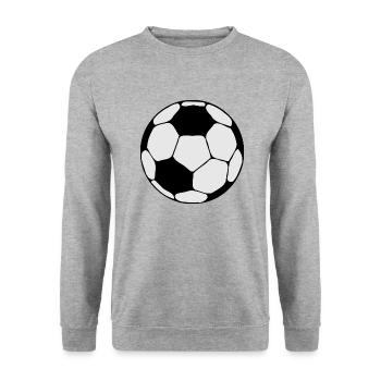 soccer - Unisex Pullover - Weißgrau meliert - Vorne - Alina (178cm) & Michal (187cm)
