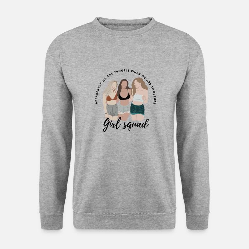 Girl Squad - Unisex Pullover - Weißgrau meliert