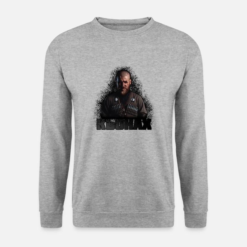 BAYSANGUR Beno - Unisex Pullover - Weißgrau meliert