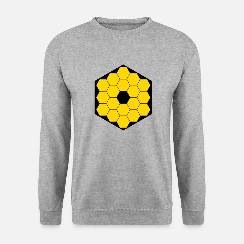James Webb Space Telescope - Unisex Pullover - Weißgrau meliert