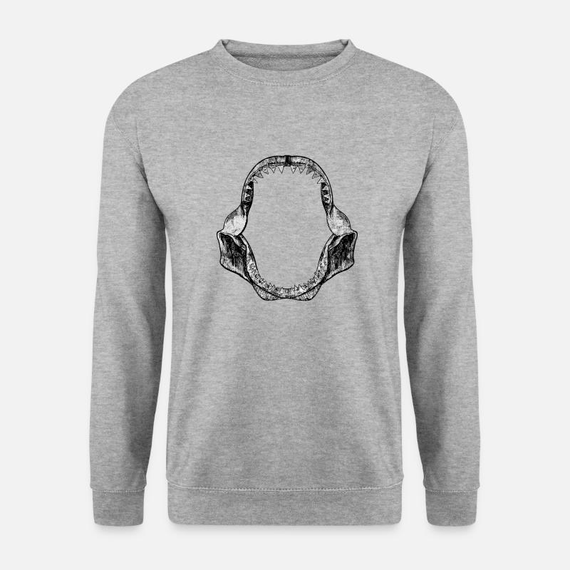 Vintage Haikiefer - Unisex Pullover - Weißgrau meliert